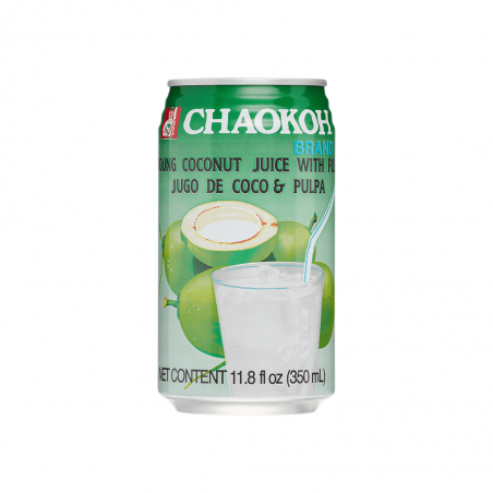 Chaokoh - Young Coconuts Juice with Pulp 350ml