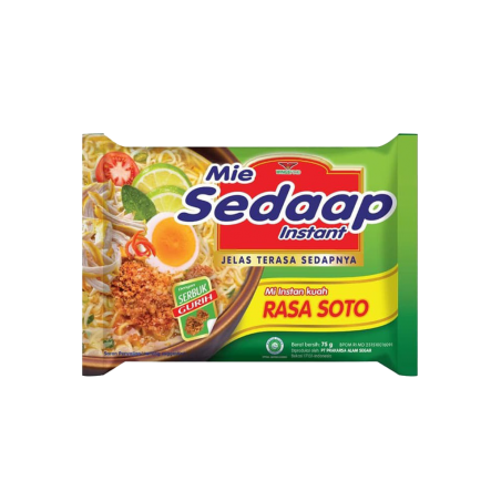 セダ―プ   -  ソトミ―スープ　（インドネシア風スープ味の麺）