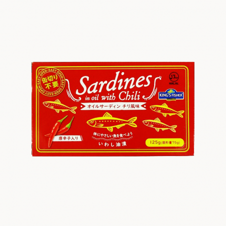 King's Fisher - Sarden Ikan Chilli 125gr